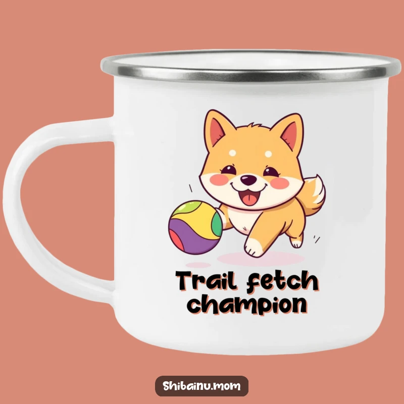 Funny Kawaii Shiba Inu Camping Mug - Adventure Buddy Gift