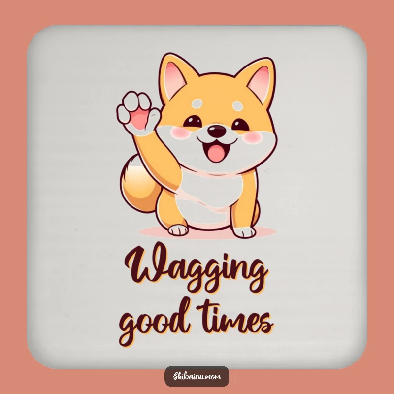 Funny Shiba Inu Wave Coaster: Excited Dog, Wagging Tail Protection!