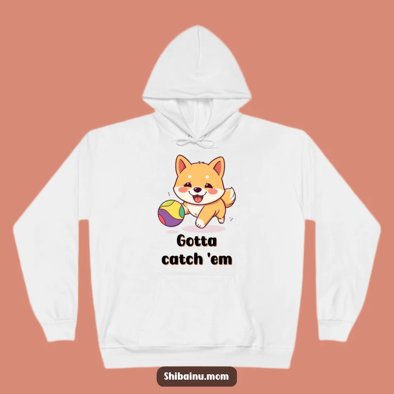 Cozy Funny Kawaii Shiba Inu Hoodie - Chase Fun All Day Gift