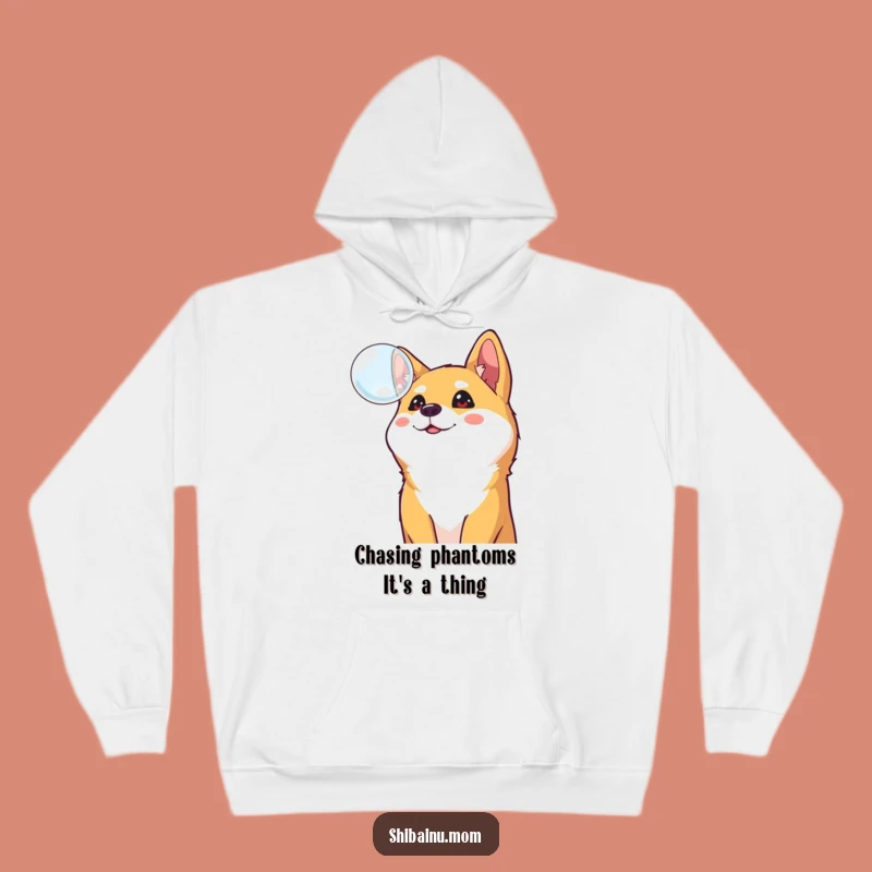 Cozy Funny Shiba Inu Bubble Hoodie: Cheerful Curiosity for Ultimate Comfort