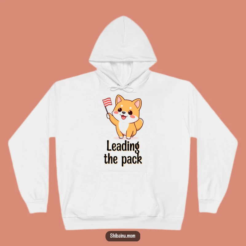 Cozy Funny Shiba Inu Flag Hoodie: Enthusiastic Comfort and Style