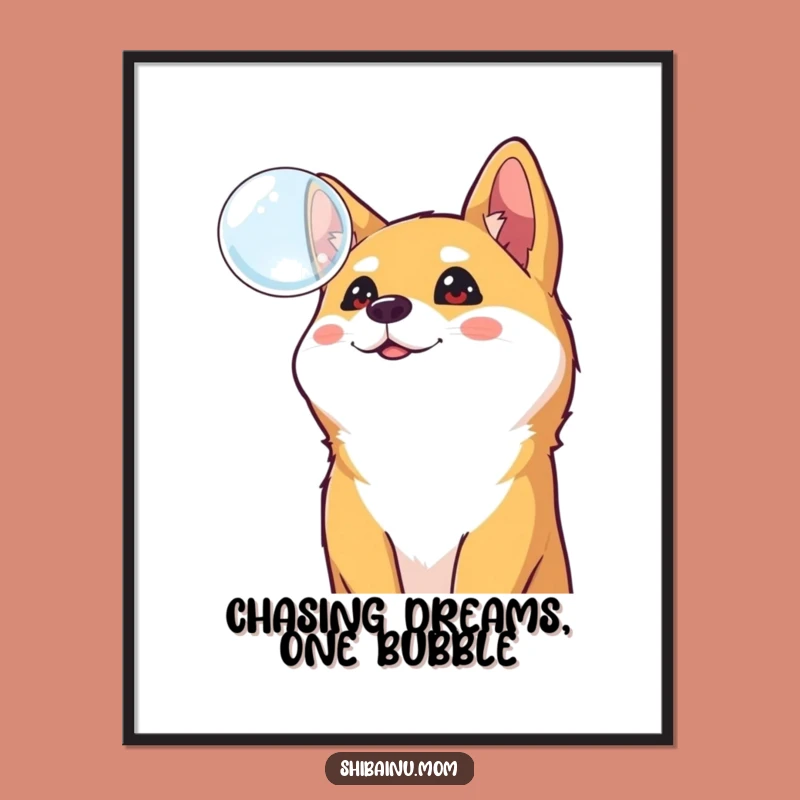 Free Printable Shiba Inu Wall Art: Curious Doge Art, Funny Downloadable Decor
