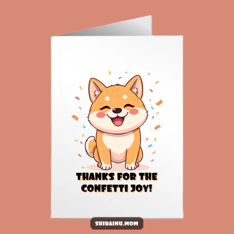 Free Printable Shiba Inu Thank You Card Funny Downloadable Gift