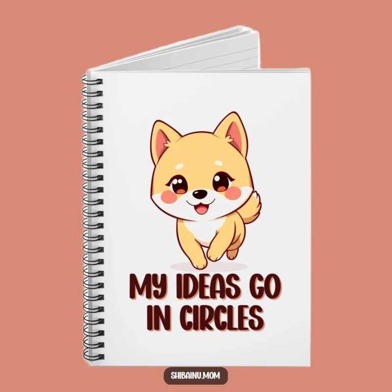 Funny Shiba Inu Big Eyes Winking Tail Chase Notebook, Journal for Humorous Notes