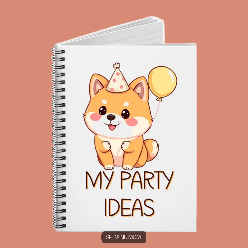 Funny Shiba Inu Party Notebook: Jot Down Your Celebration Plans!