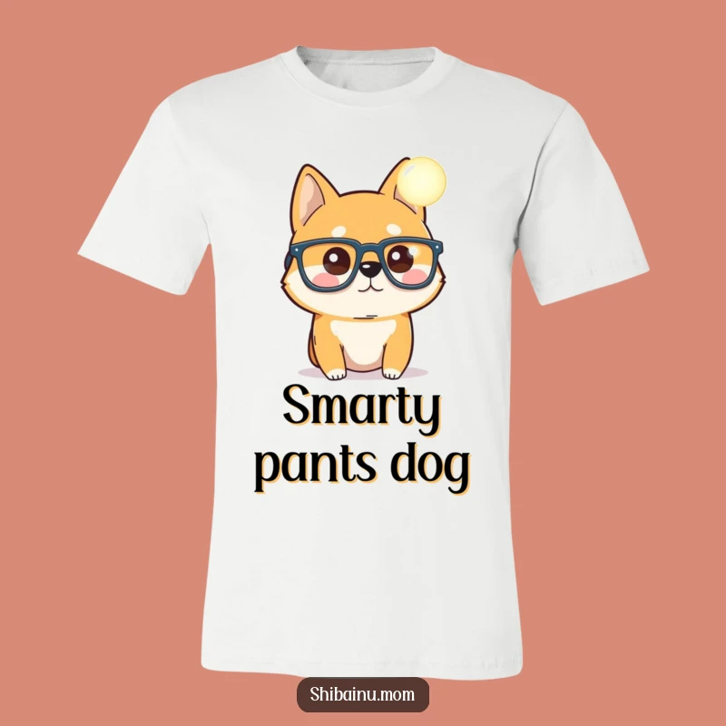 Funny Shiba Inu Orb T-Shirt - Curious Glasses Shiba Tee Gift
