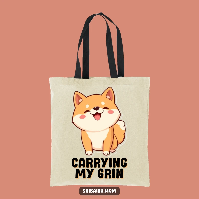 Funny Kawaii Shiba Inu Tote Bag - Carry Your Smile Around
